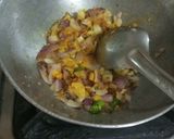 A picture of step 3 of Raw mango pulav.