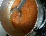 A picture of step 4 of Matar paneer.
