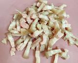 Hình bước làm 1 của món Thịt Ba Rọi Xào Mắm Ruốc