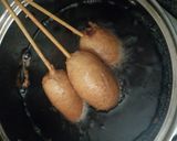 A picture of step 6 of Mini corndogs(spiced).