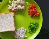 A picture of step 1 of Mix Veg Grilled Sandwich.