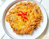Foto langkah ke 5 dari resep Telur Dadar Makaroni.