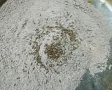 A picture of step 1 of Ragi Roti.