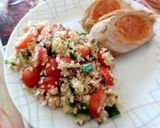 Színes bulgursaláta recept fázis 4 fotója