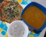 A picture of step 3 of Horsegram Uttapam.