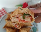 Foto langkah ke 5 dari resep Crab Rangoon / Pangsit Cheesy Crab.