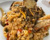 Foto del paso 4 de la receta: Arroz mar y montaña con lomo y bacalao