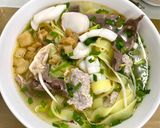 Hình bước làm 2 của món Mì vàng thập cẩm