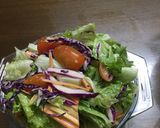 Hình bước làm 2 của món Salad trộn dầu mè