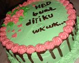 Foto langkah ke 5 dari resep Kue ultah sederhana.