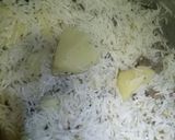 A picture of step 6 of White pulao.