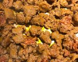 A picture of step 1 of Sausage and Spinach Bake.