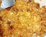 A picture of step 7 of Chocolate Idli with Coconut -palm jaggery filling.