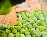 A picture of step 3 of Salmon and Brussel Sprouts Dinner.