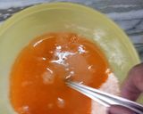 A picture of step 8 of Custard orange jelly ice cream.