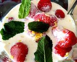 Tejszínes eperkrémleves🍓🍋 recept fázis 2 fotója