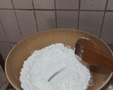 Foto langkah ke 1 dari resep Mochi Pandan Isi Kacang.