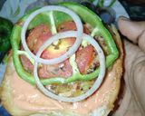 A picture of step 9 of Whooper burger.