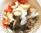 A picture of step 1 of Warm and Cozy Kenchinjiru with Ginger.