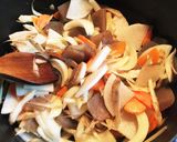 A picture of step 2 of Warm and Cozy Kenchinjiru with Ginger.