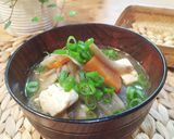 A picture of step 3 of Warm and Cozy Kenchinjiru with Ginger.