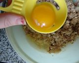 Foto del paso 5 de la receta: Tortita para merienda o desayuno con avena,harina integral y frutas..💪💜