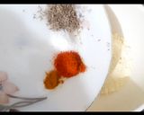 A picture of step 5 of Spice Chicken pakora🌶️.