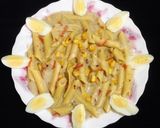 A picture of step 7 of Creamy Corn Penne Pasta.