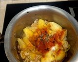 A picture of step 3 of Cabbage aloo, egg,.