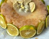 A picture of step 2 of Lemon cake with lemon frosting.