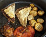 Foto do passo 2 de Sanduíche aberto de tofu com tomate e cogumelos