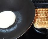 Foto langkah ke 5 dari resep Waffle Belgia&pancake ala caffe takaran sendok(Adonan 2in1).