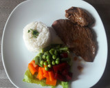 Foto del paso 3 de la receta: Bistec con arroz blanco