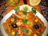 Pechuga de pollo enrollada rellena de arroz y espinacas