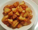 Foto del paso 5 de la receta Patatas fritas con crema de queso gouda