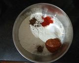A picture of step 3 of Cauliflower dry Manchurian.