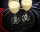 A picture of step 3 of Apple- peanut butter milkshake.