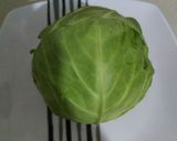 Gambar langkah 1 resipi Sayur kobis sos tiram simple.
