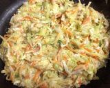 Foto del paso 2 de la receta Revuelto en juliana con cangrejo 🥕🍳🦀