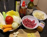 Une image de l'étape 1 de Soupe chinoise.