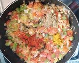 A picture of step 3 of Shakshuka.