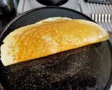A picture of step 4 of Moong Dal Dosa.