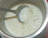 A picture of step 3 of Pheni Rabdi.