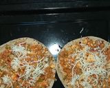 A picture of step 3 of Wheat Roti lasagne.