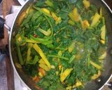 লাউ শাক চিংড়ি (Lau Saag Chingri Recipe in Bengali) রেসিপির ধাপ 3 ছবি