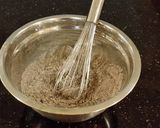 A picture of step 2 of Chocolate Cookies with a White Chocolate Truffle Filled Center.