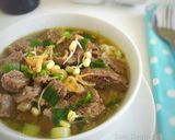 Foto langkah ke 5 dari resep Soto Daging Kuah Bening.