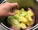 Foto del paso 2 de la receta: Verdura y carne de caldo express en olla rápida
