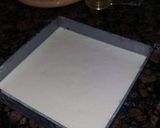 A picture of step 2 of Flag cake.