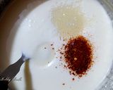 A picture of step 1 of Boondi raita.